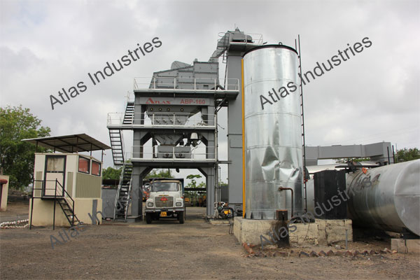 160 tph Asphalt batching mixing plant in Aurangabad, India