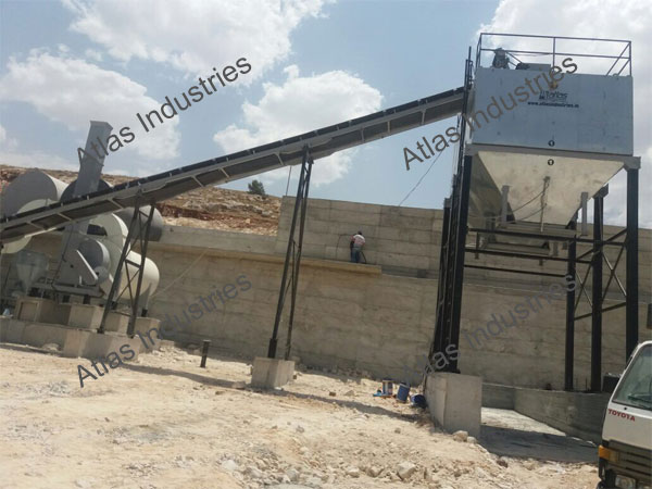 90-120 tph Asphalt drum mix plant in Lebanon