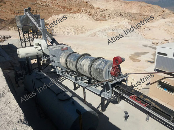 90-120 tph Asphalt drum mix plant in Lebanon