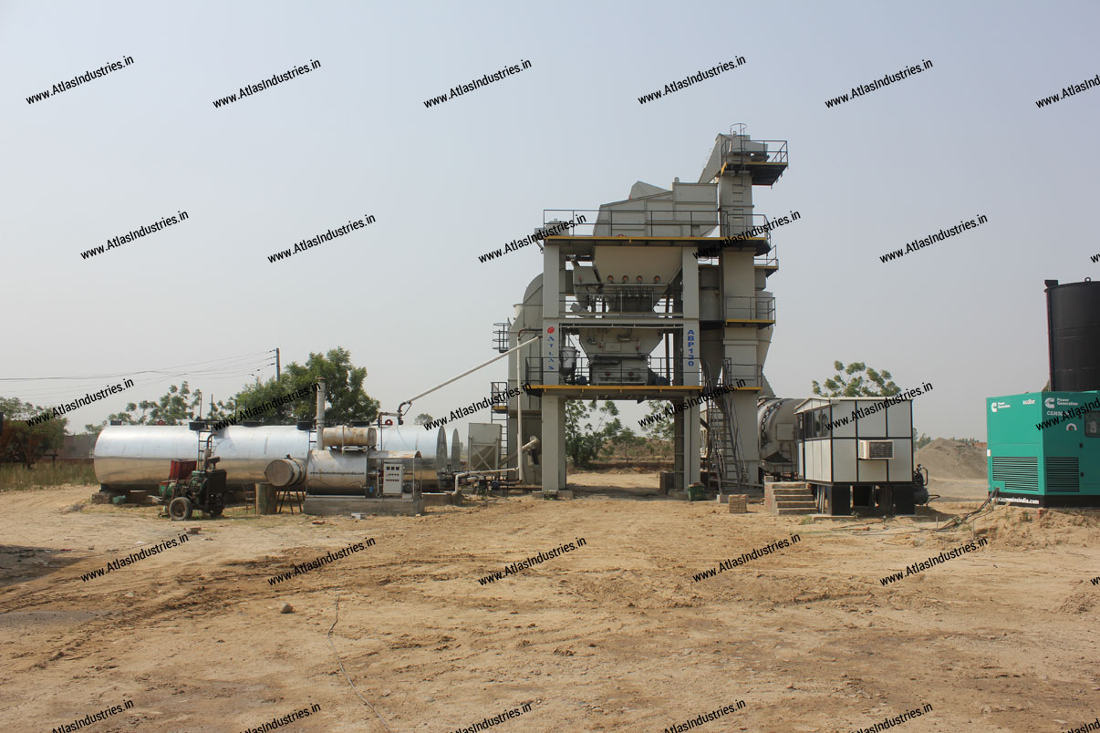 Asphalt batch mix plant - 120 tph Nr. Bhatinda, India