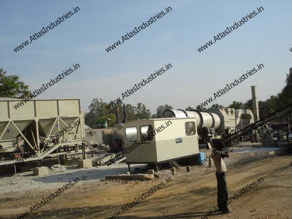 Asphalt drum mix plant installed near Bangalore, India