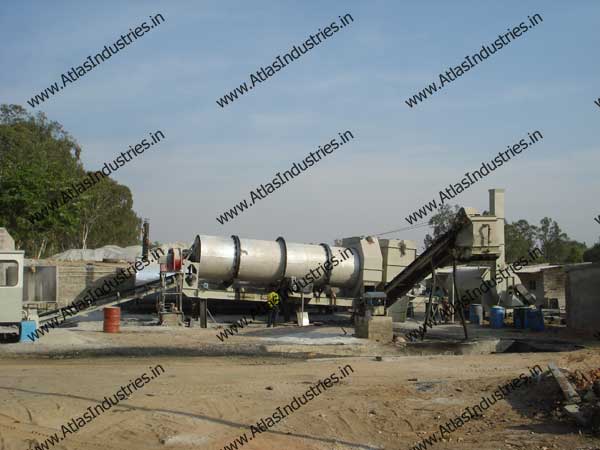 Asphalt drum mix plant installed near Bangalore, India