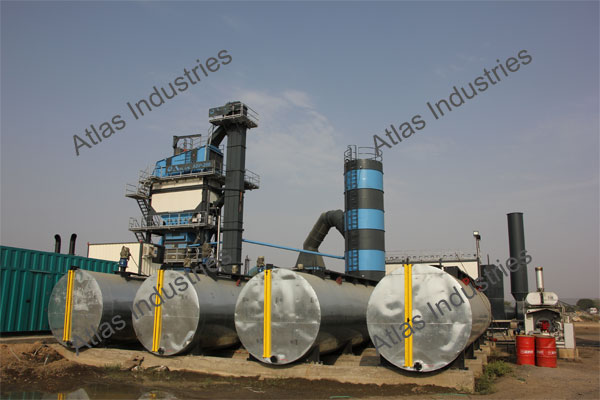 260 tph asphalt batch mix plant