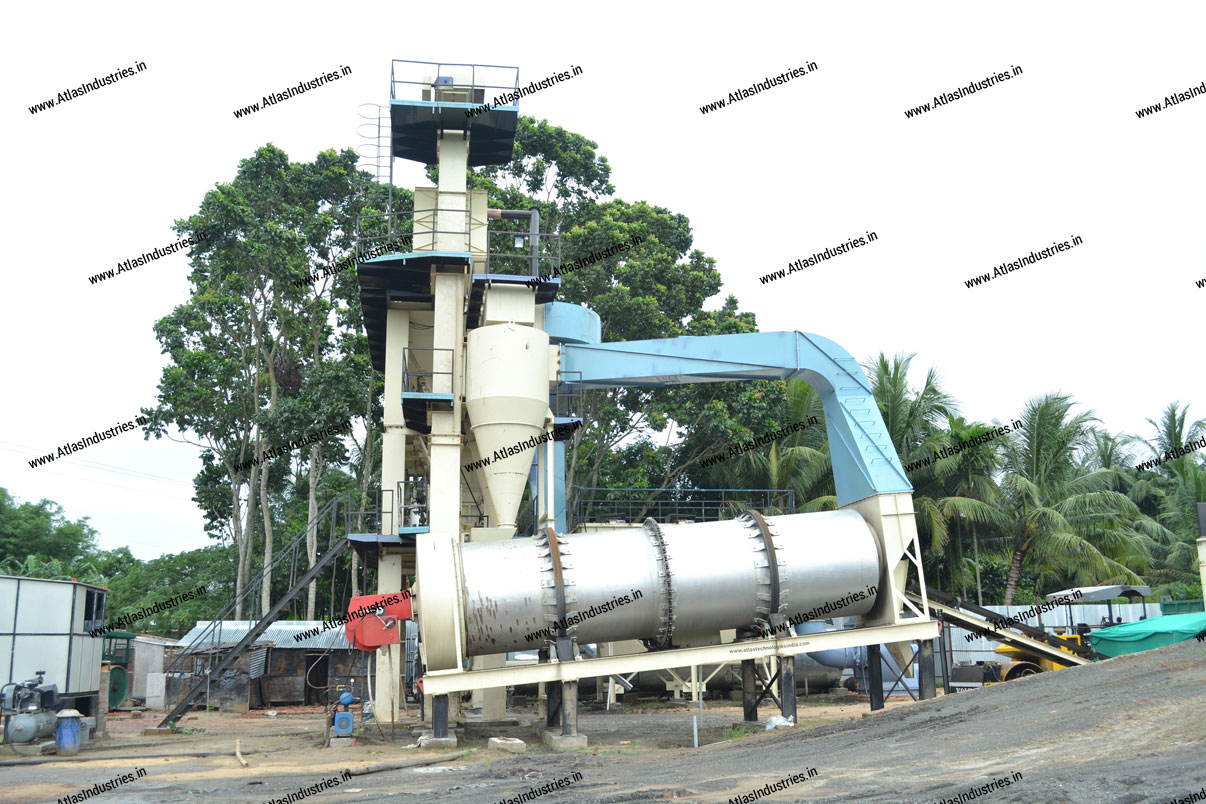 Asphalt batch plant in Kolkata, India