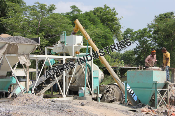 18-20 m3/hr. portable concrete plant Near Mehsana