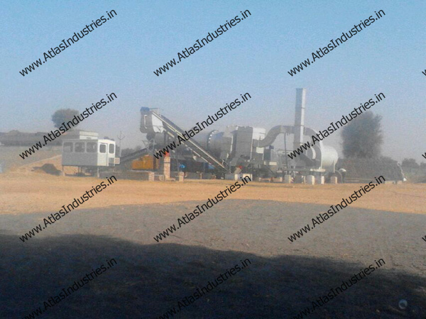 DM 60 (90-120 tph) drummix plant installed near Sanchore, Rajasthan