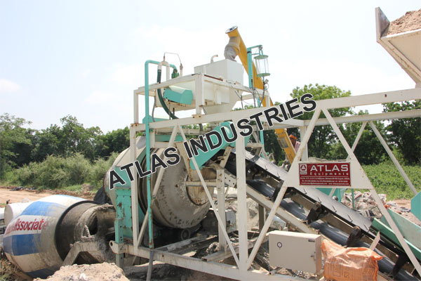 18-20 m3/hr. portable concrete plant Near Mehsana