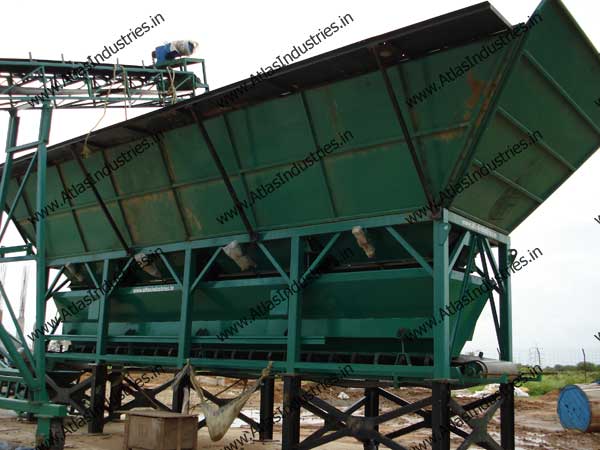 200 m3/hr. stationary concrete mixing plant installed in India