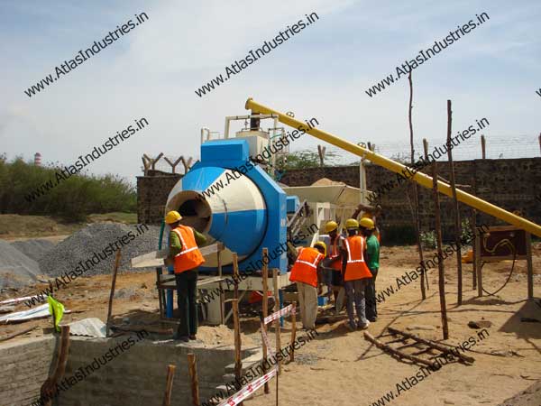 15 cum/hr. ready mix concrete plant in Chennai, India