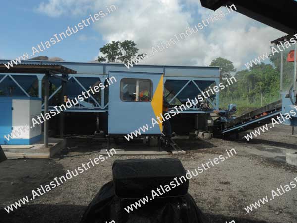 Portable asphalt drum mix plant in Samoa