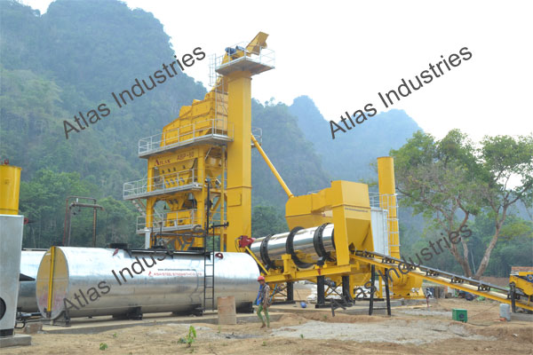 80 tph asphalt batch plant in Myanmar