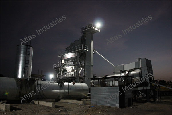 160 tph Asphalt batching mixing plant in Aurangabad, India