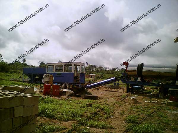 Asphalt drum mixing plant installed in Nigeria