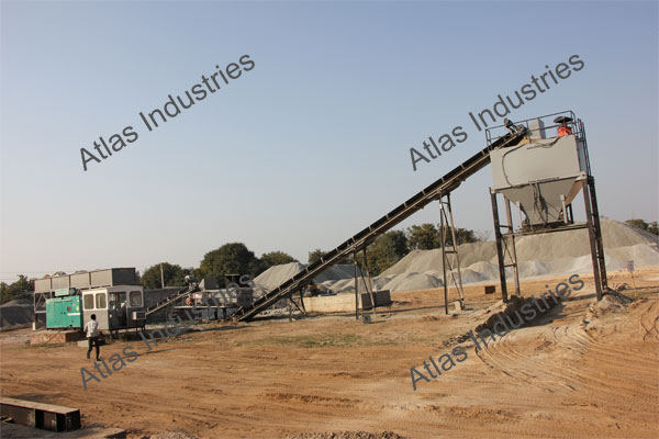 Wet mix WMM plant in Sidhpur, India