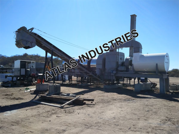 90-120 tph mobile asphalt plant in Botswana