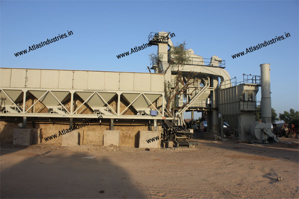 Tower asphalt plant near Degana, India