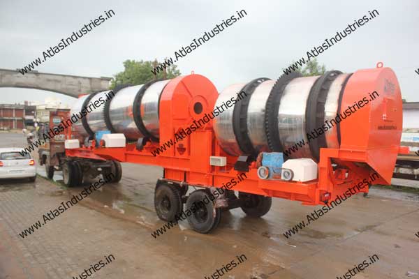 90-120 tph double drum plant for Tanzania