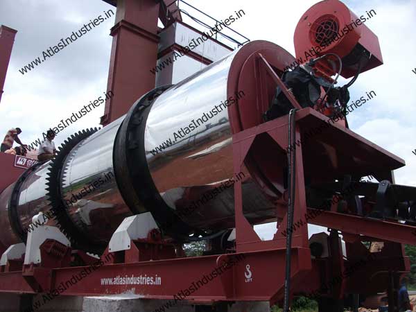 Asphalt Drum Mix Plant with 50 T hot mix storage silo - Nigeria