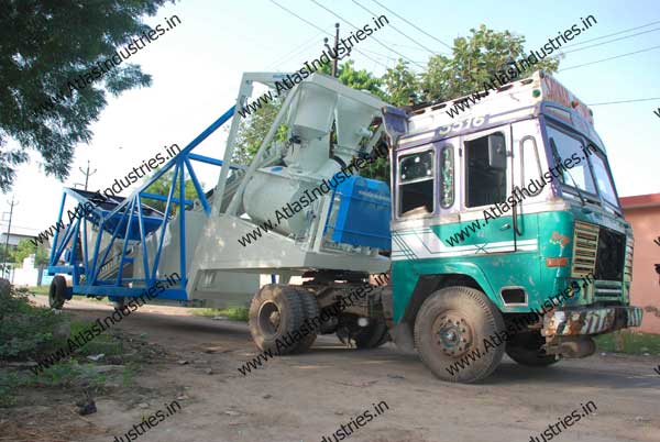 20 cum/hr. mobile RMC batch plant near Padra, Gujarat