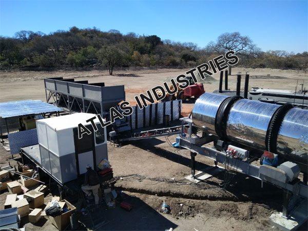 90-120 tph mobile asphalt plant in Botswana