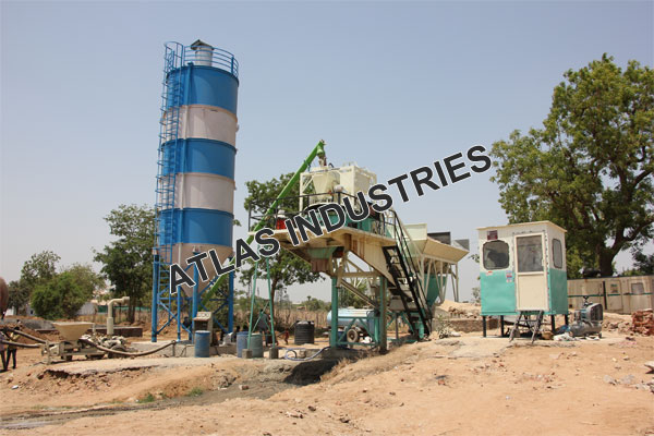 Mobile concrete mix plant in Chaapi, India