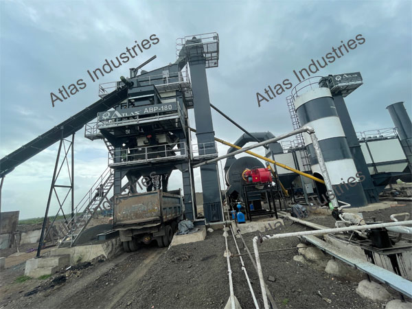 180 tph asphalt batching plant