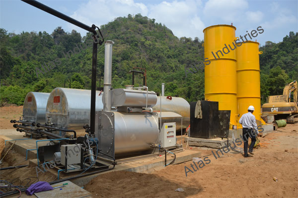 80 tph asphalt batch plant in Myanmar