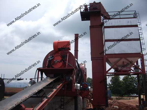 Asphalt Drum Mix Plant with 50 T hot mix storage silo - Nigeria