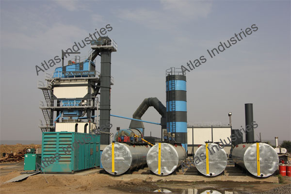 260 tph asphalt batch mix plant