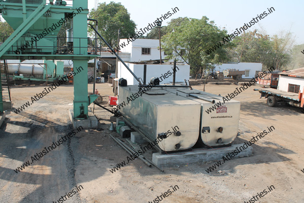 Asphalt batch plant near Ankleshwar, India