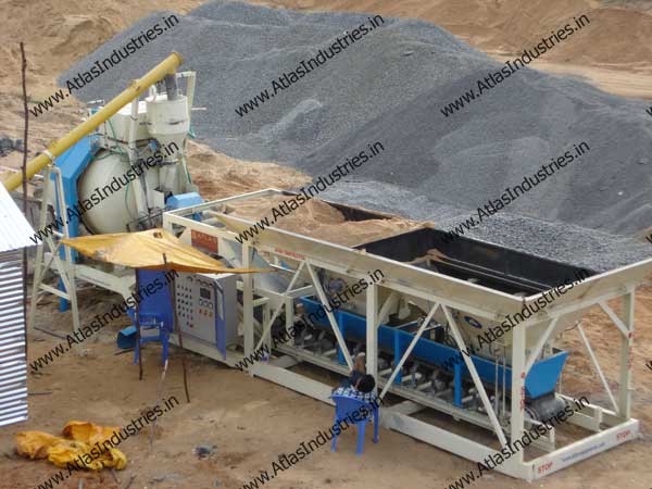 15 cum/hr. ready mix concrete plant in Chennai, India