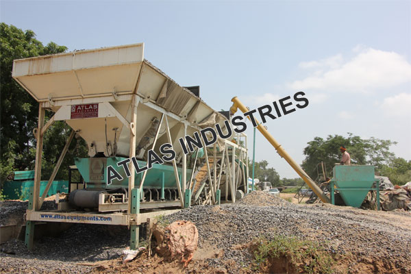 18-20 m3/hr. portable concrete plant Near Mehsana