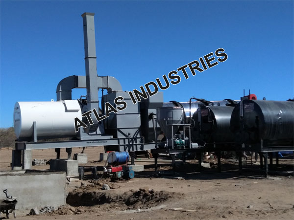 90-120 tph mobile asphalt plant in Botswana