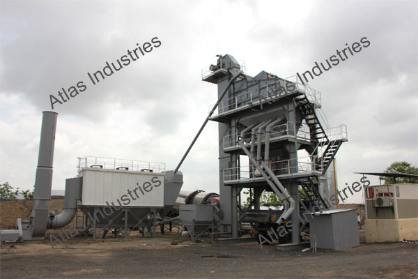 160 tph Asphalt batching mixing plant in Aurangabad, India