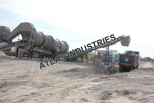 Counter flow single drum asphalt plant near Phalodi, India