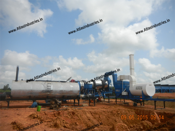 Counterflow asphalt drum mixer Ivory Coast, Africa