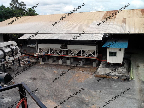 Double drum asphalt drum plant for Malaysia