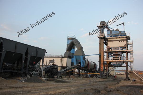 260 tph asphalt batch mix plant