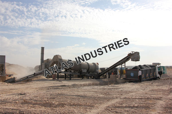 Counter flow single drum asphalt plant near Phalodi, India