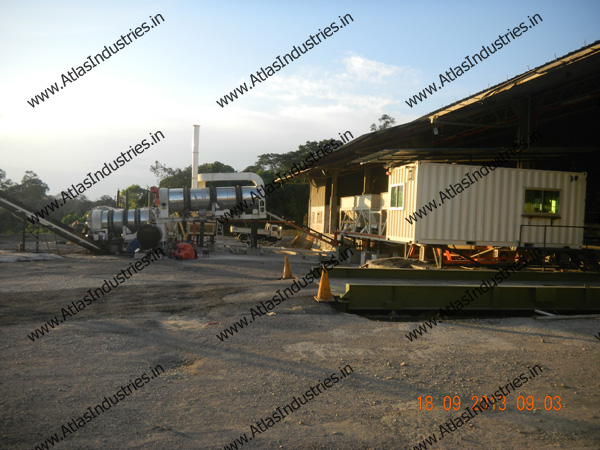 Double drum asphalt drum plant for Malaysia