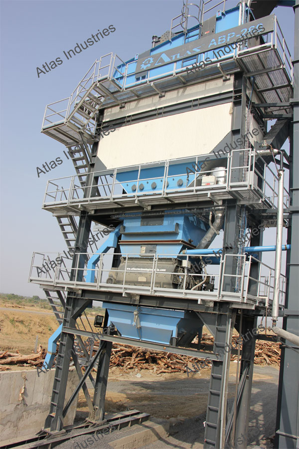 260 tph asphalt batch mix plant