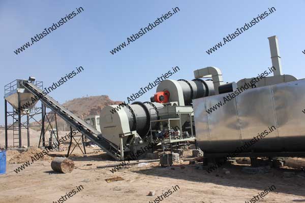 Double drum asphalt plant near Merta, Rajasthan