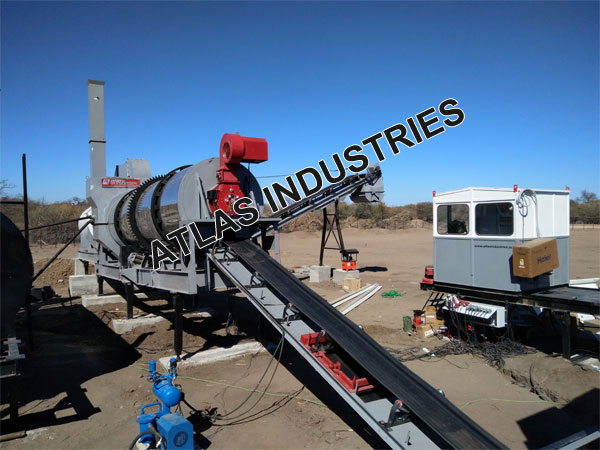 90-120 tph mobile asphalt plant in Botswana