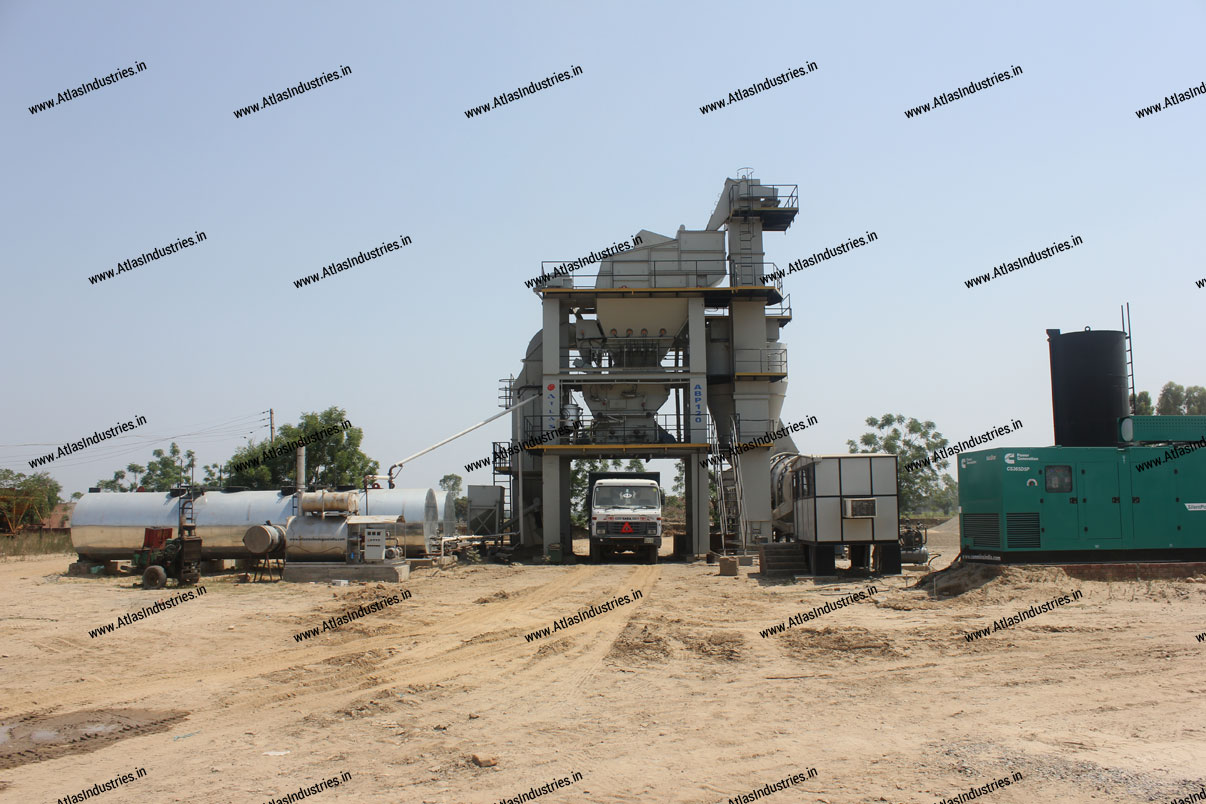 Asphalt batch mix plant - 120 tph Nr. Bhatinda, India