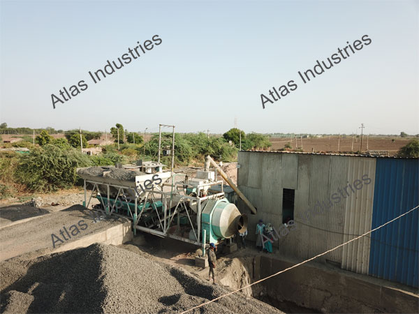 Portable Concrete Batching Plant