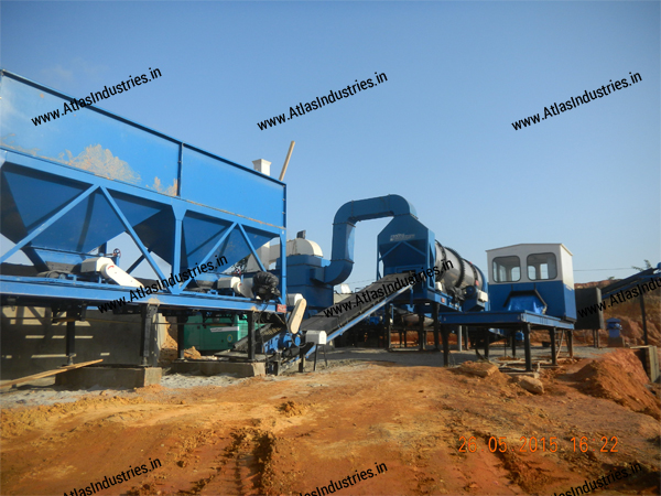 Counterflow asphalt drum mixer Ivory Coast, Africa