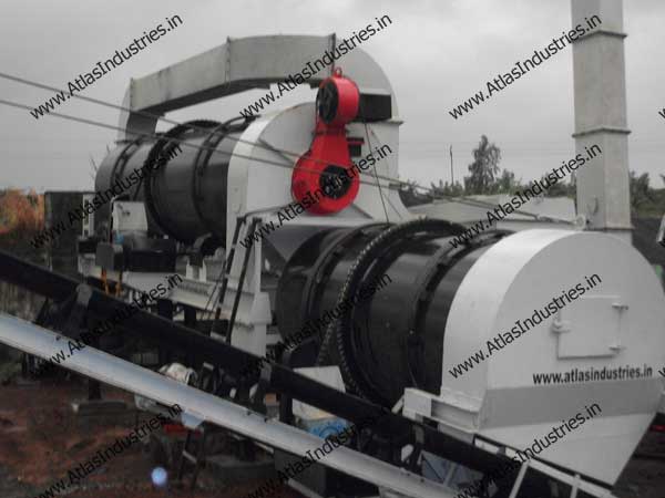 Double drum type asphalt drum mix plant in Kolhapur, India