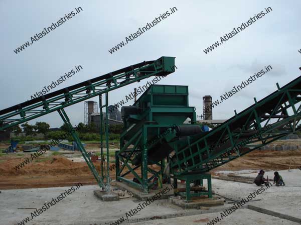 200 m3/hr. stationary concrete mixing plant installed in India