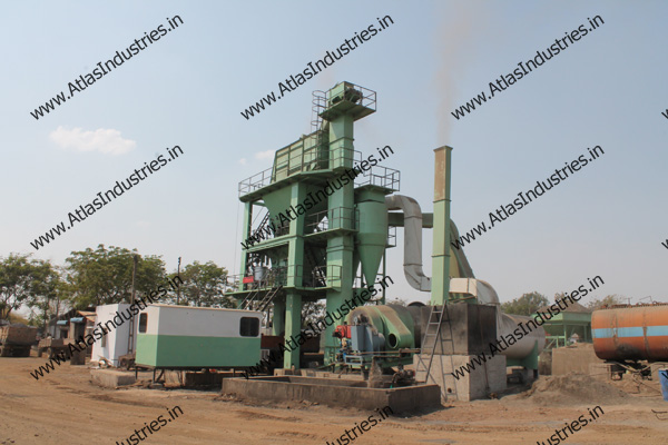 Asphalt batch plant near Ankleshwar, India