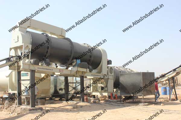 Double drum asphalt plant near Merta, Rajasthan